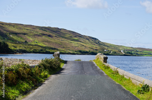 Bridge along coastline
