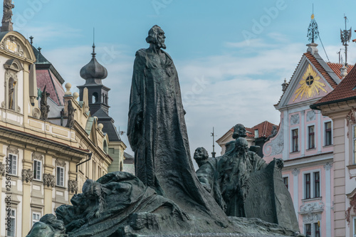 Jan Hus memorial on the Oldtown Squar, Prague, Czech Republic