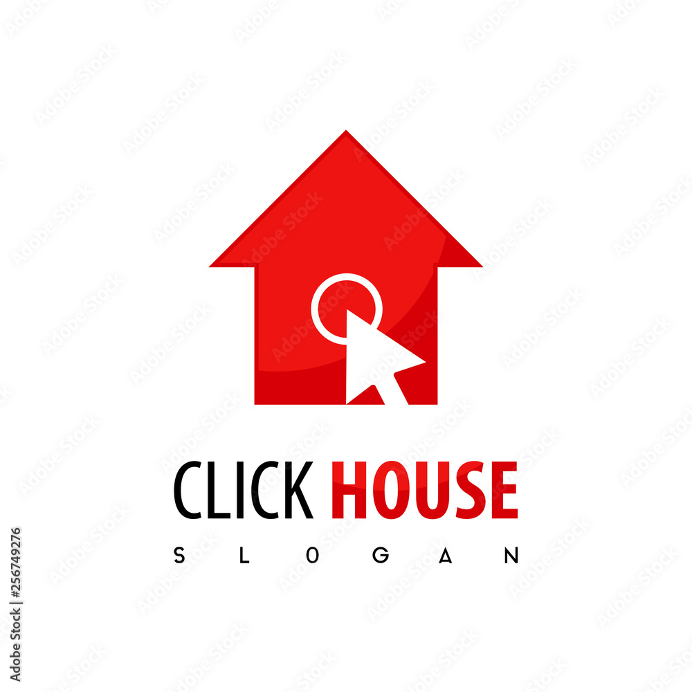 Click House, Online Real Estate Logo Click House, Online Real Estate Logo