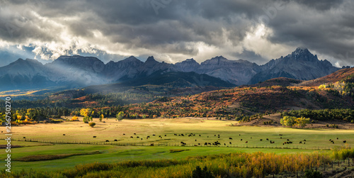 Autumn at a cattle ranch in Colorado near Ridgway - County Road 9	- Ralph Lauren Double RL - Rocky Mountains photo