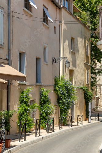 Beautiful provencal architecture in Arles, France