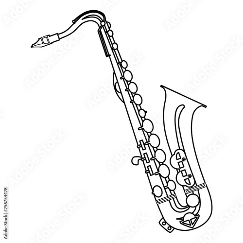 saxophone instrument musical icon