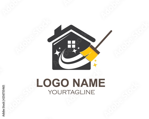 House cleaner logo vector