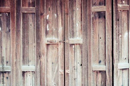 Old wooden door