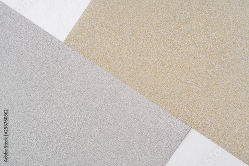 silver and golden paper background