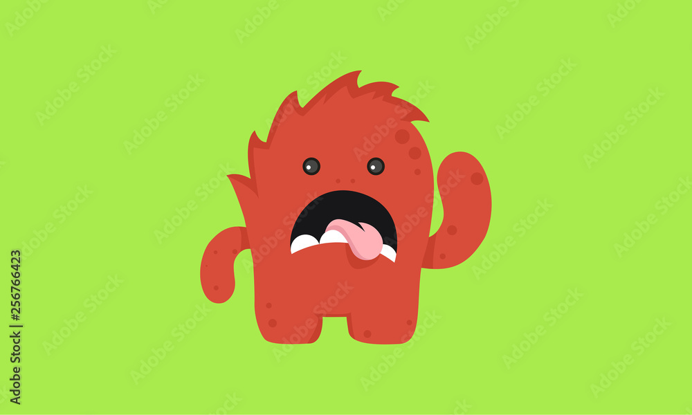 Obraz premium Cute_Monster