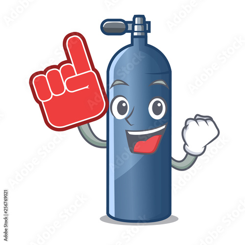 Foam finger toy air tank diving cartoon shape photo