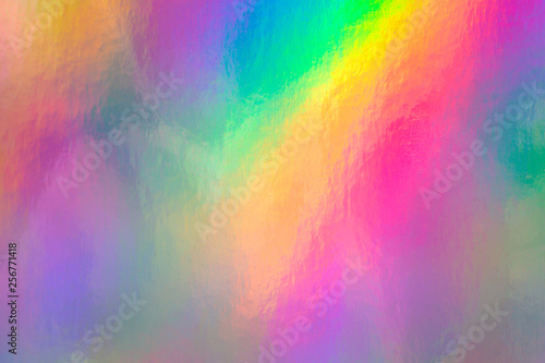 a colorful hologram paper