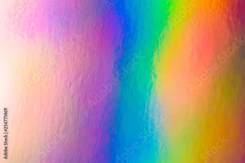 a colorful hologram paper