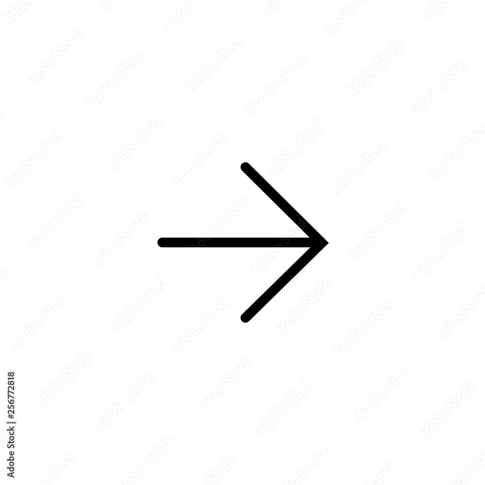 Arrow right icon vector isolated on background. Trendy sweet symbol. Pixel perfect. illustration EPS 10. - Vector Arrow right icon vector isolated on background. Trendy sweet symbol. Pixel perfect. illustration EPS 10. - Vector