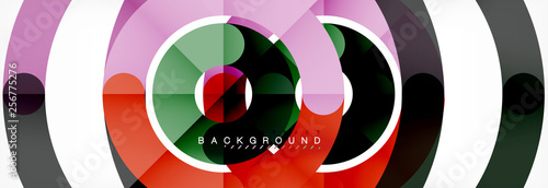 Circular lines design background