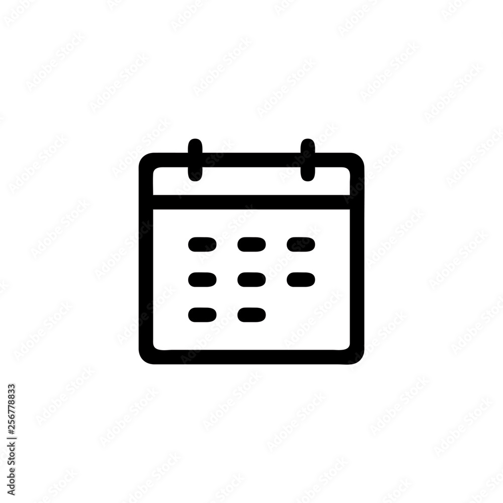 Calendar icon vector isolated on background. Trendy sweet symbol. Pixel perfect. illustration EPS 10. - Vector Calendar icon vector isolated on background. Trendy sweet symbol. Pixel perfect. illustration EPS 10. - Vector