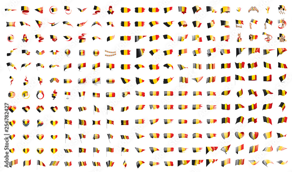 very big collection of vector flags of the Belgium very big collection of vector flags of the Belgium