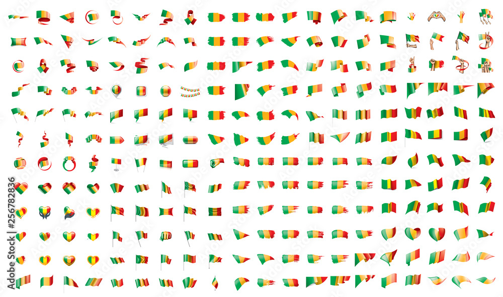 very big collection of vector flags of the Mali very big collection of vector flags of the Mali