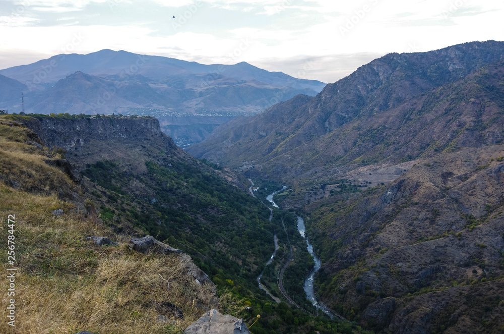 The Debed river canyon, Armenia