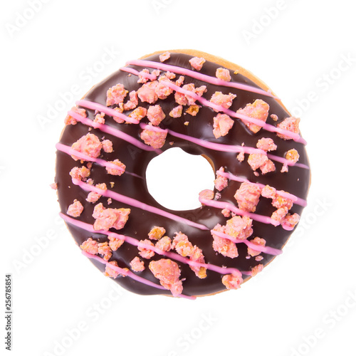 donut or donut with concept on a background.