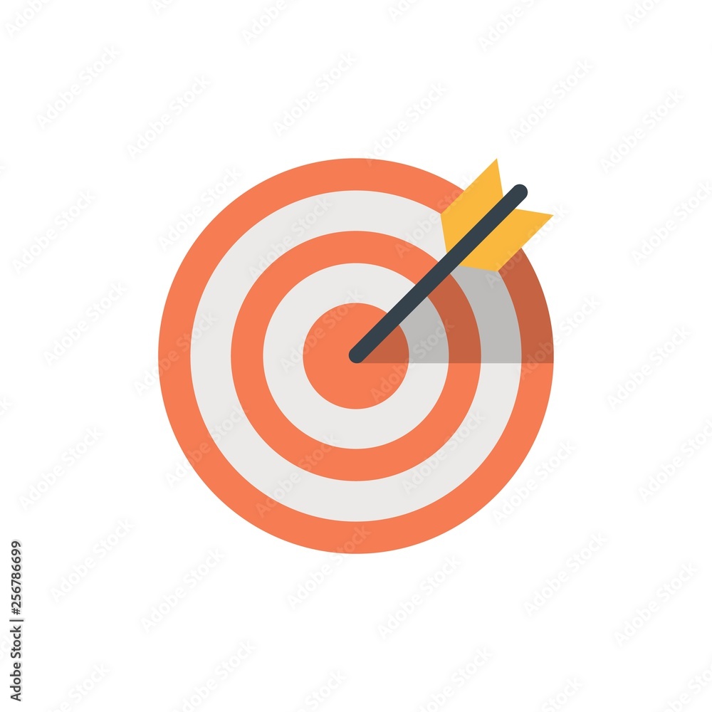 Target flat icon Target flat icon
