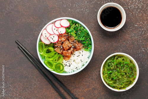 Hawaiian tuna poke bowl