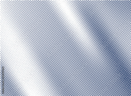 blue satin and silk cloth fabric crease background and texture halftone style