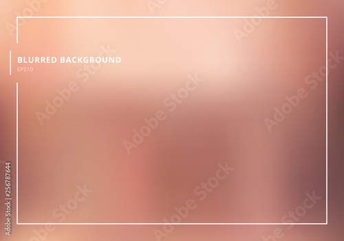 Abstract rose gold gradient blurred background. luxury style.  You can use for template brochure, bwnner web, poster, leaflet, flyer, presentation, etc.