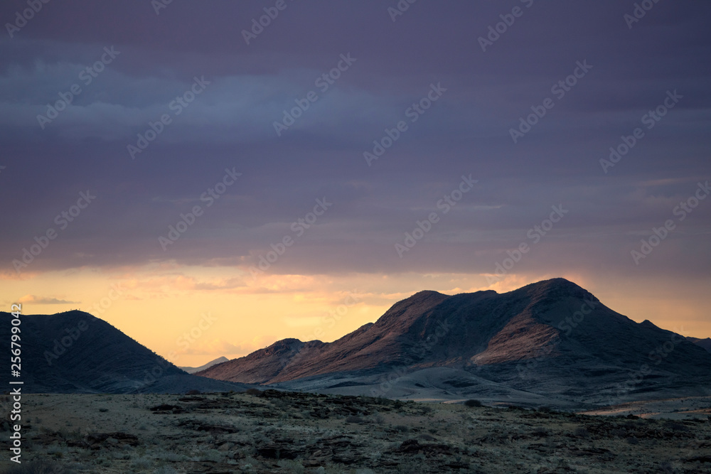 A moody image of the Naukluft Mountains, Namibia. A moody image of the Naukluft Mountains, Namibia.