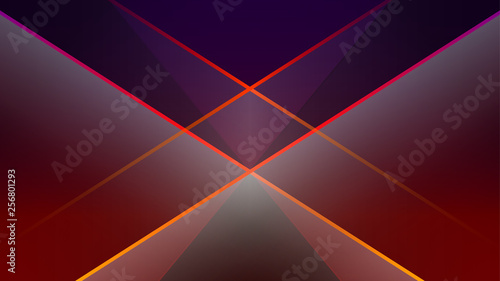 Red x target mark light abstract