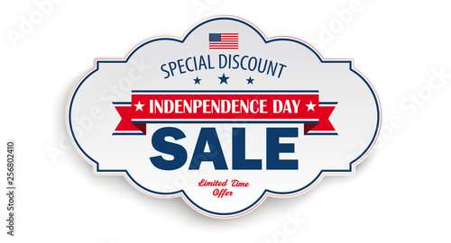 Independence Day Sale Classic Label Header