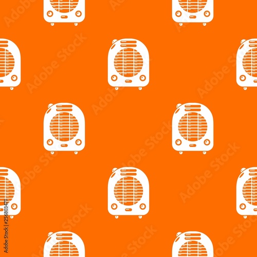 Heat-blower pattern vector orange for any web design best