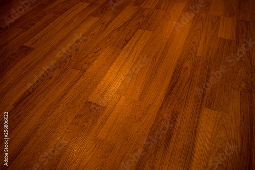 Oak parquet flooring pattern and texture background brown color