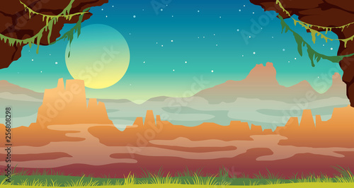 Dinosaurs and prehistoric nature.