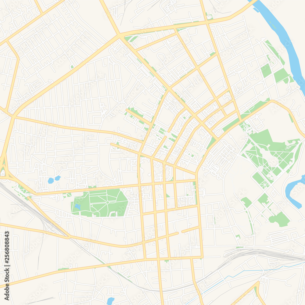Babruysk, Belarus printable map Babruysk, Belarus printable map