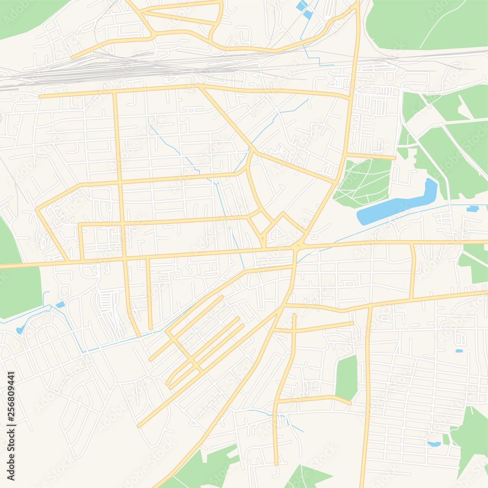 Kalinkavichy, Belarus printable map