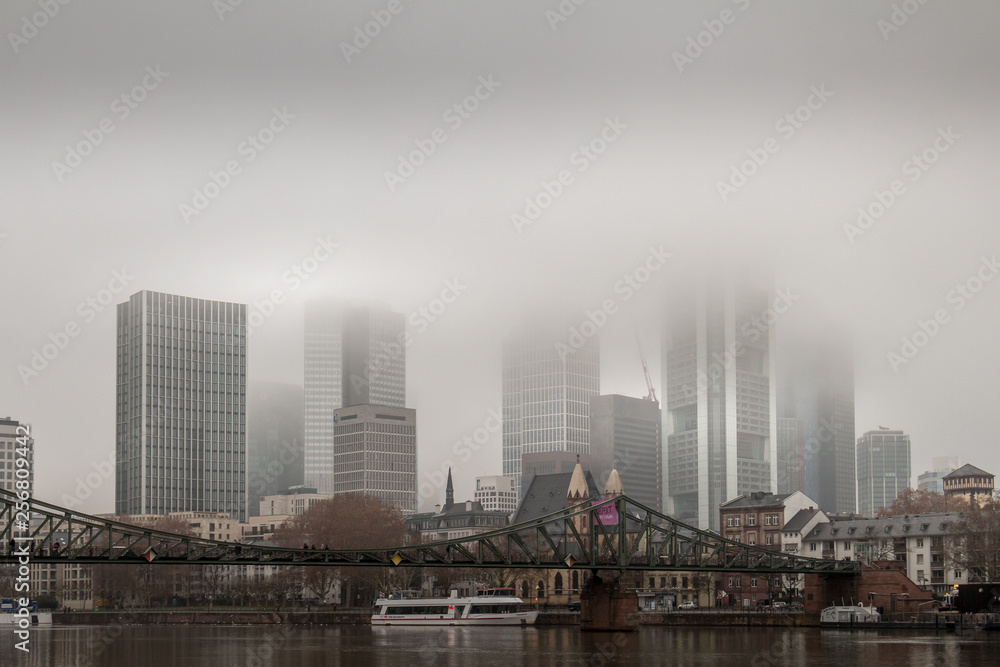 Fototapeta premium Christmas Frankfurt by day