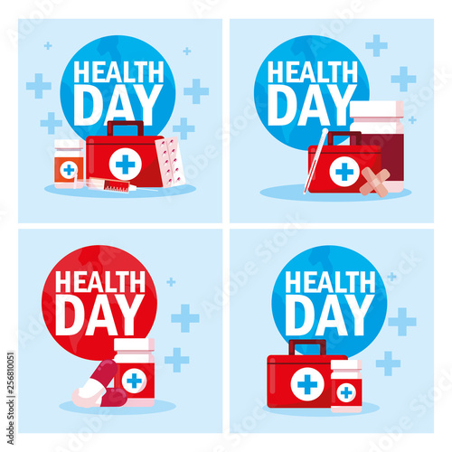 set of cards world health day