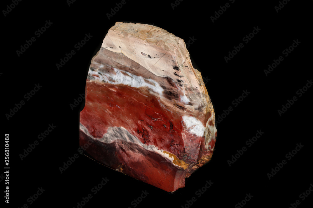 macro stone mineral jasper on black background macro stone mineral jasper on black background