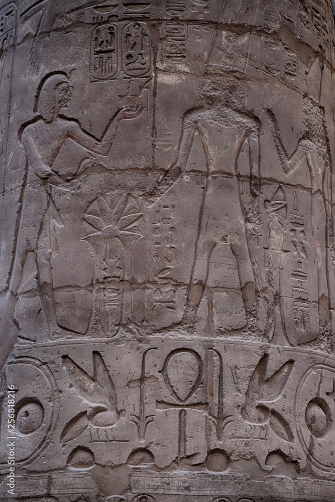 hieroglyph texture from Egypt karnak hieroglyph texture from Egypt karnak