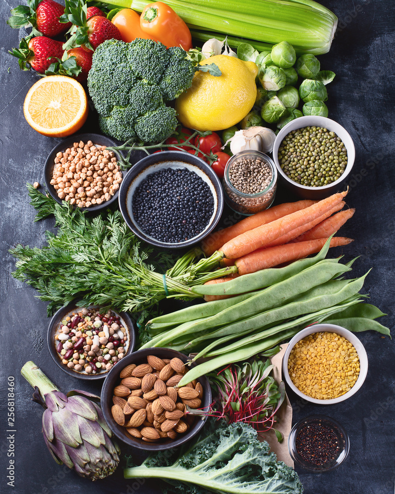 Healthy organic food Healthy organic food