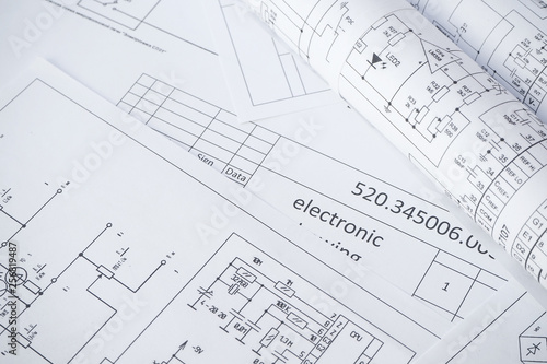 paper electrical engineering drawings 