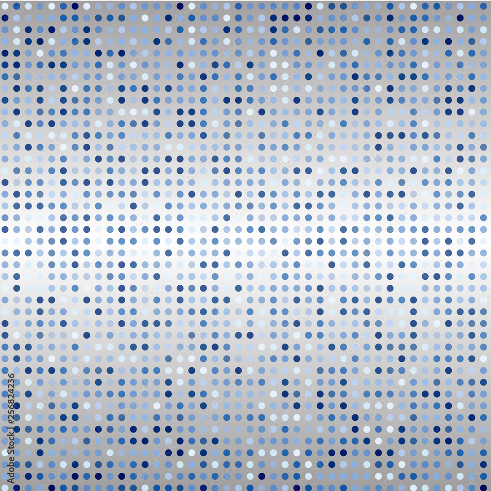 Blue dots on grey background Blue dots on grey background