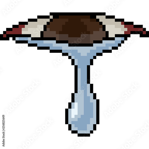 vector pixel art eye tear