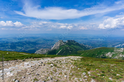 Area of Czerwone Wierchy. Western Tatra Mountains. Poland.