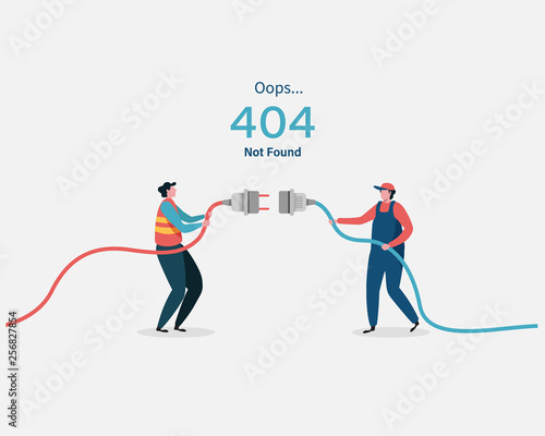 404 error page not found System maintenance for landing page.