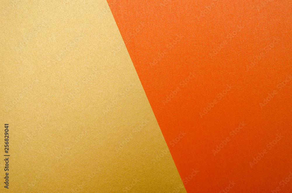 Gold and orange paper texture background.