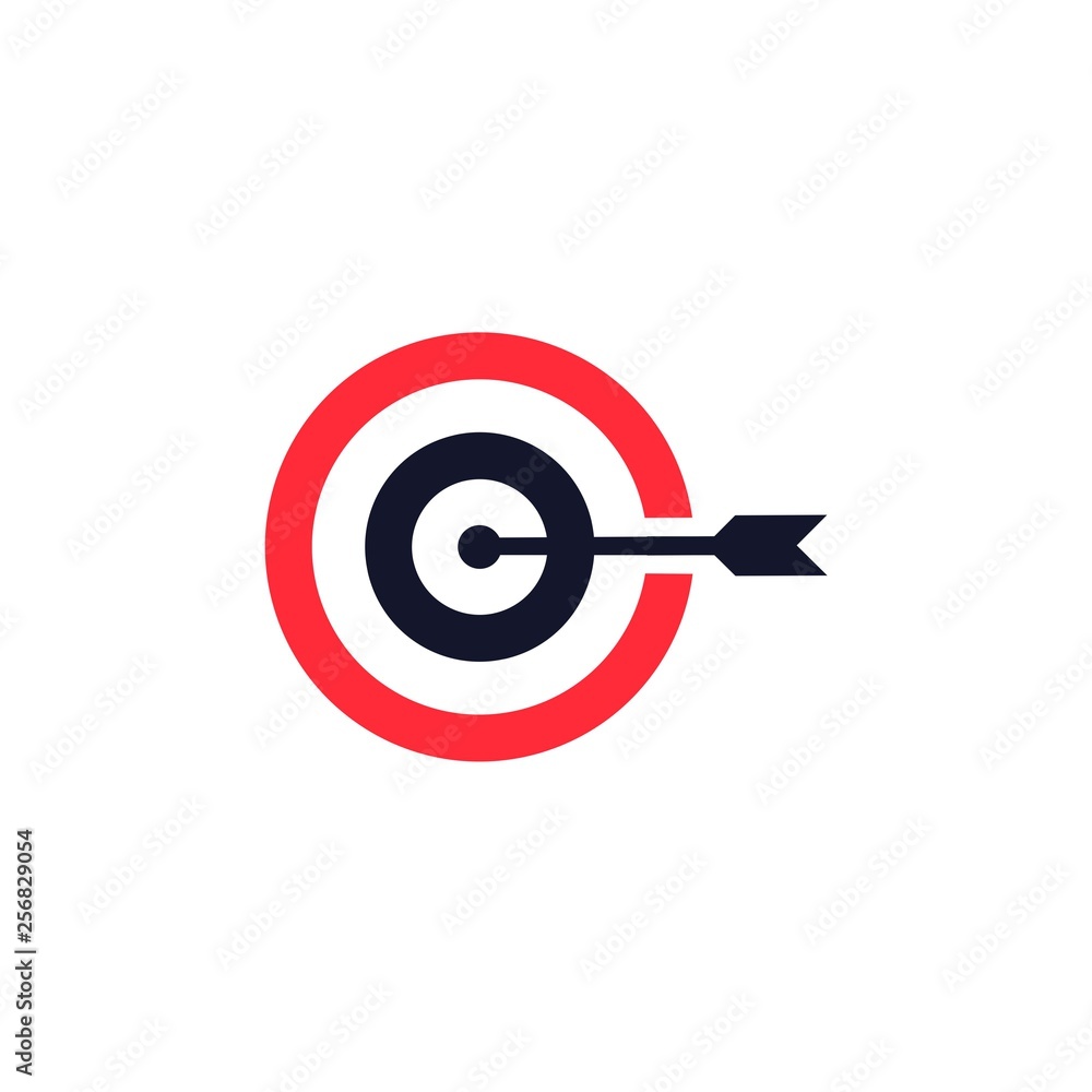 target icon with letter c vector logo design target icon with letter c vector logo design