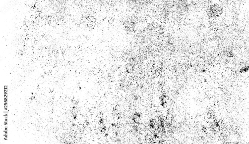 Vintage scratched grunge overlays on isolated white background for copyspace - obrazy, fototapety, plakaty 