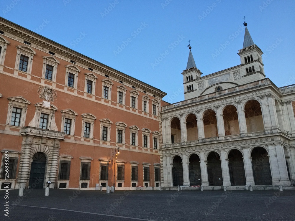 The Lateran Palace (Italian: Palazzo del Laterano), formally the Apostolic Palace of the Lateran, is an ancient palace of the Roman Empire and later the main papal residence in southeast Rome, Italy.