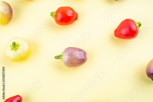 Fresh colorful pepper poster