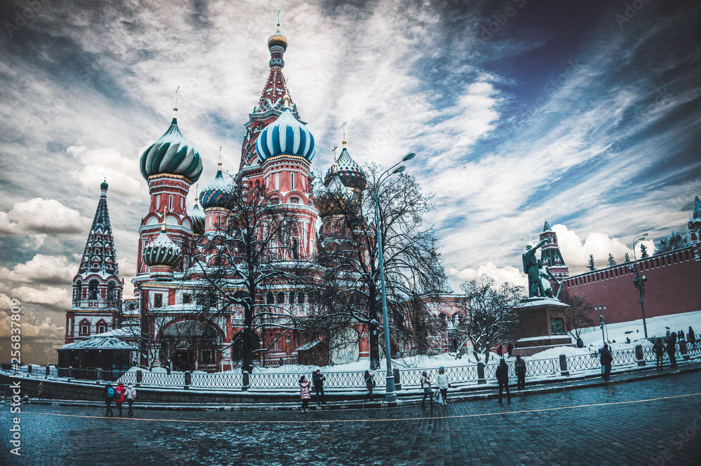 Obraz premium St. Basil's Cathedral, Moscow, Russia