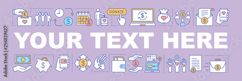 Charity word concepts banner