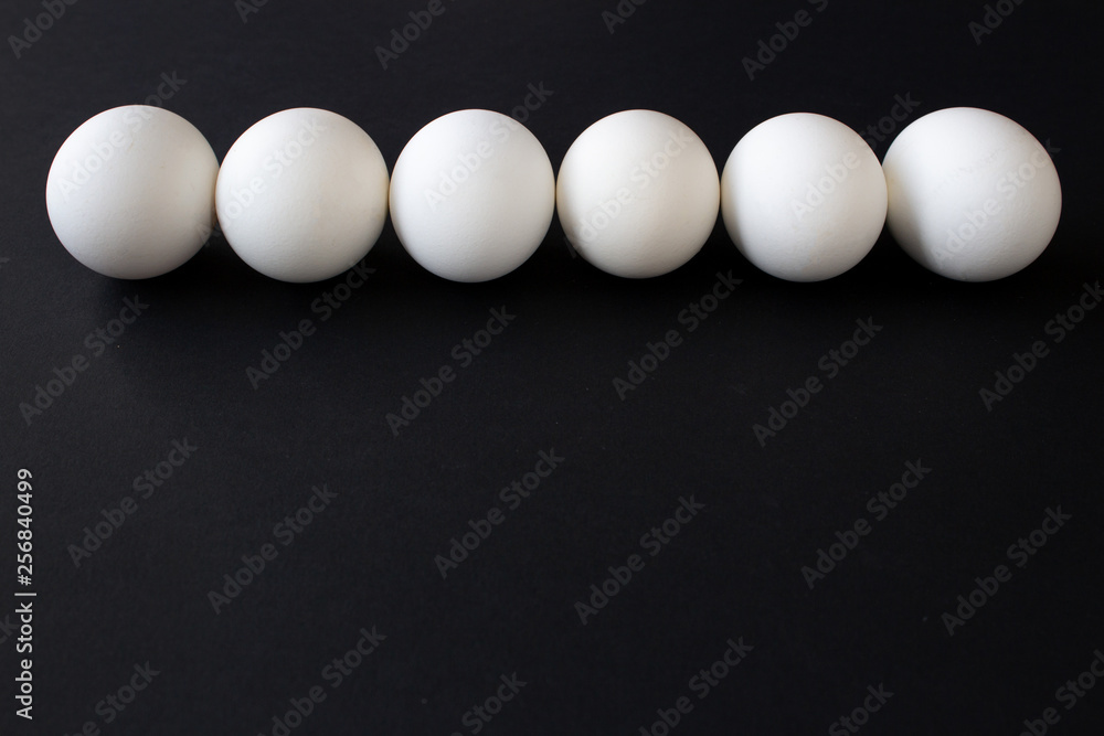white chicken eggs beside for the inscription white chicken eggs beside for the inscription
